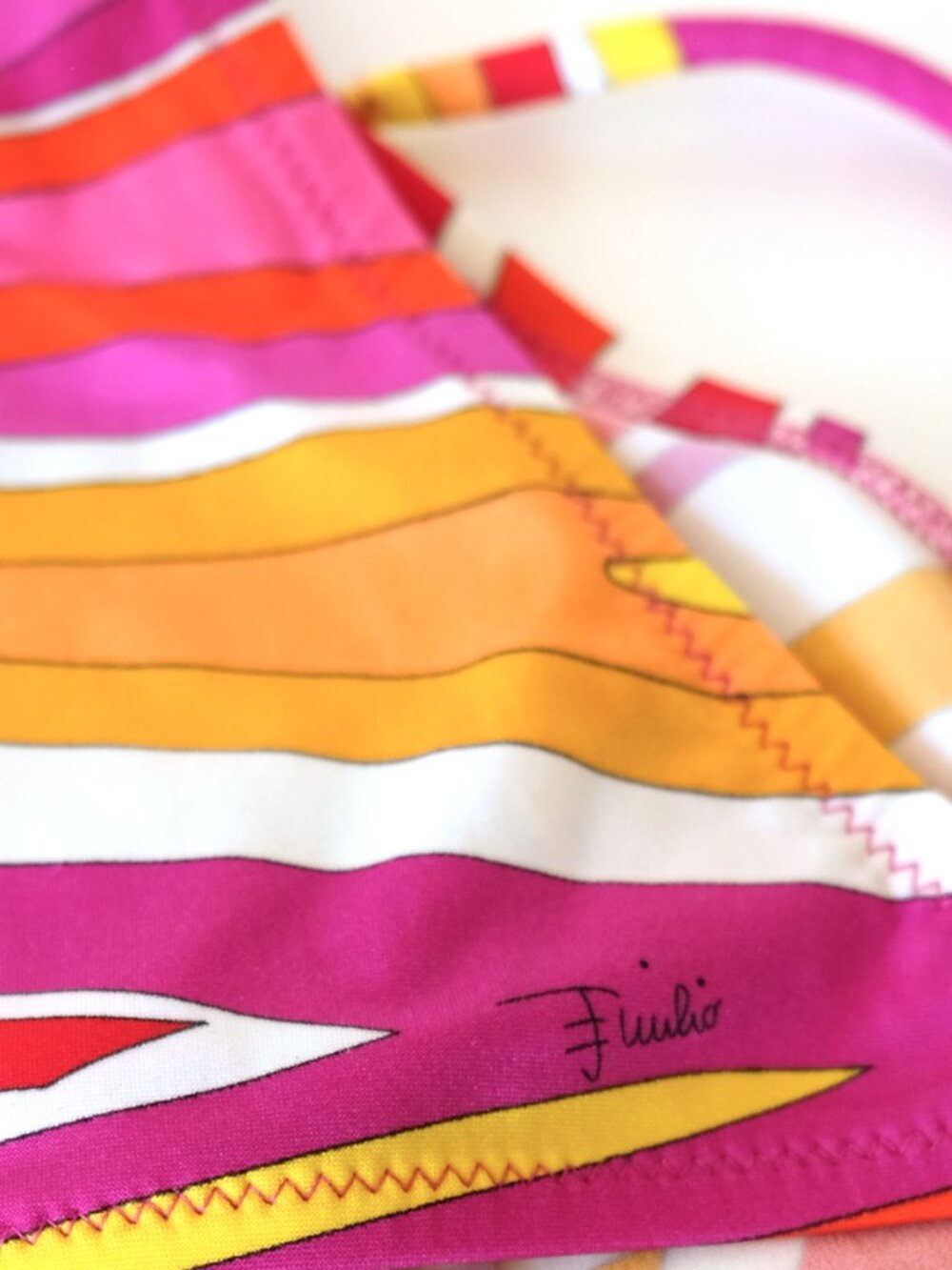 Emilio Pucci Bikini, 2-piece set, Size 40 (US Small), NWT, Fuchia, Vermillion+ - Picture 7 of 11